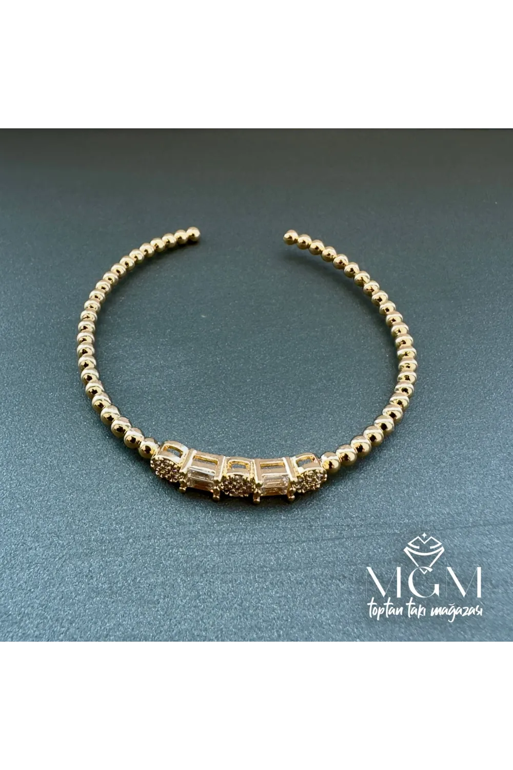 Zirkon Baget Taşlı Bileklik - Kbl0025
