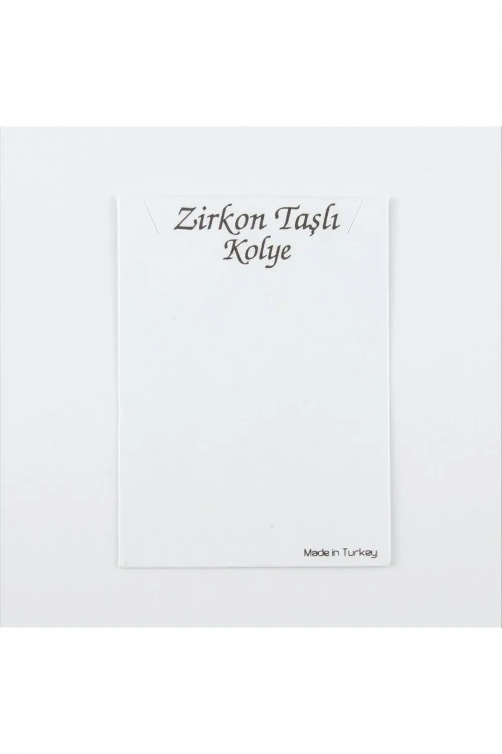 Zirkon Kolye Kartı