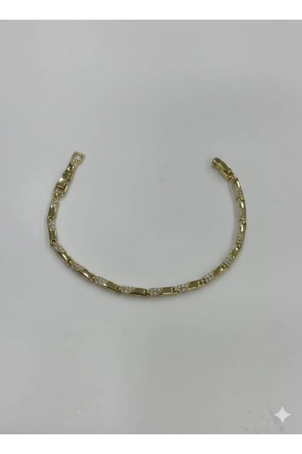    Zirkon Taşlı Pirinç Cm Bileklik 17+2 Cm  - IEG0399