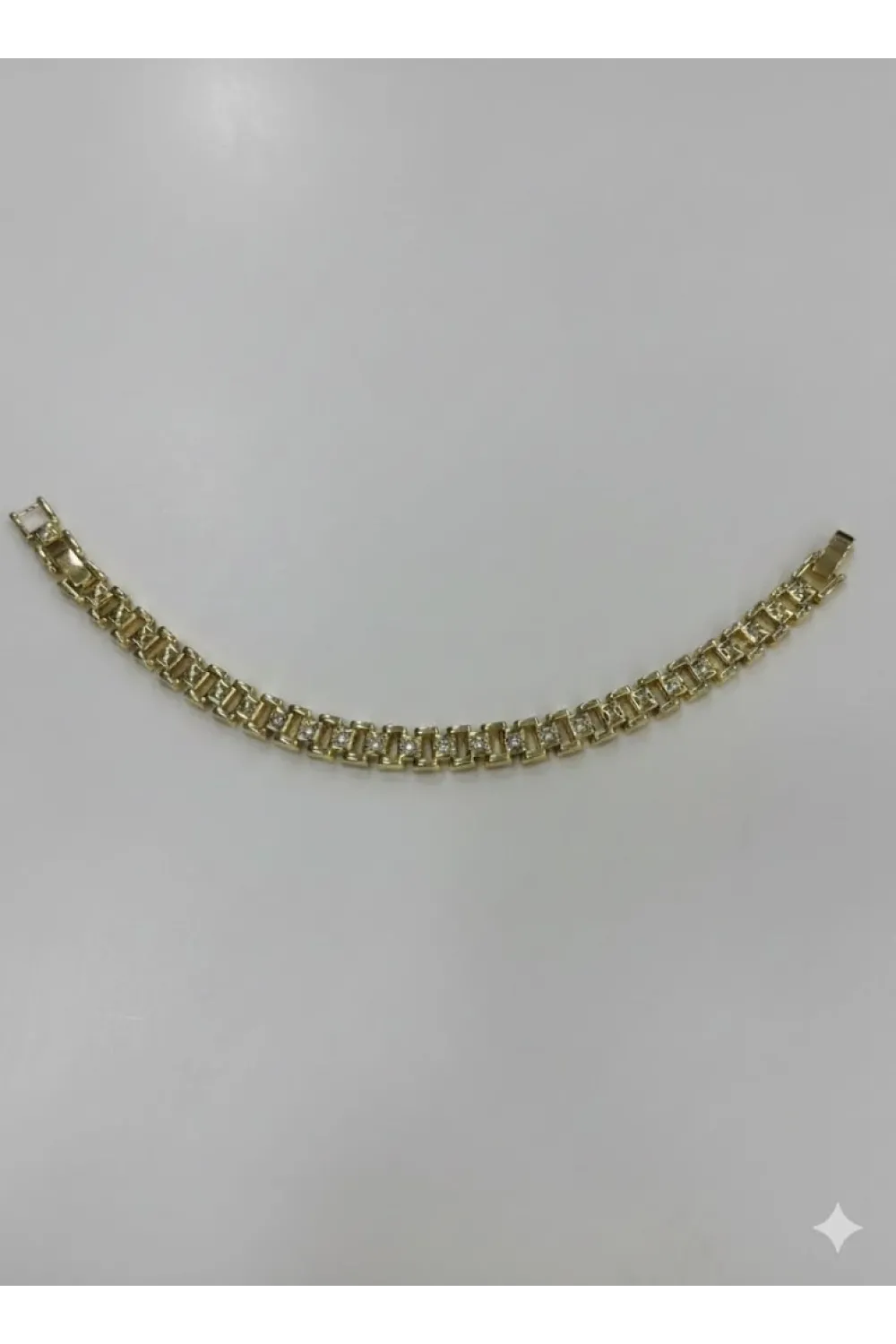    Zirkon Taşlı Pirinç Cm Bileklik 17+2 Cm  - IEG0409