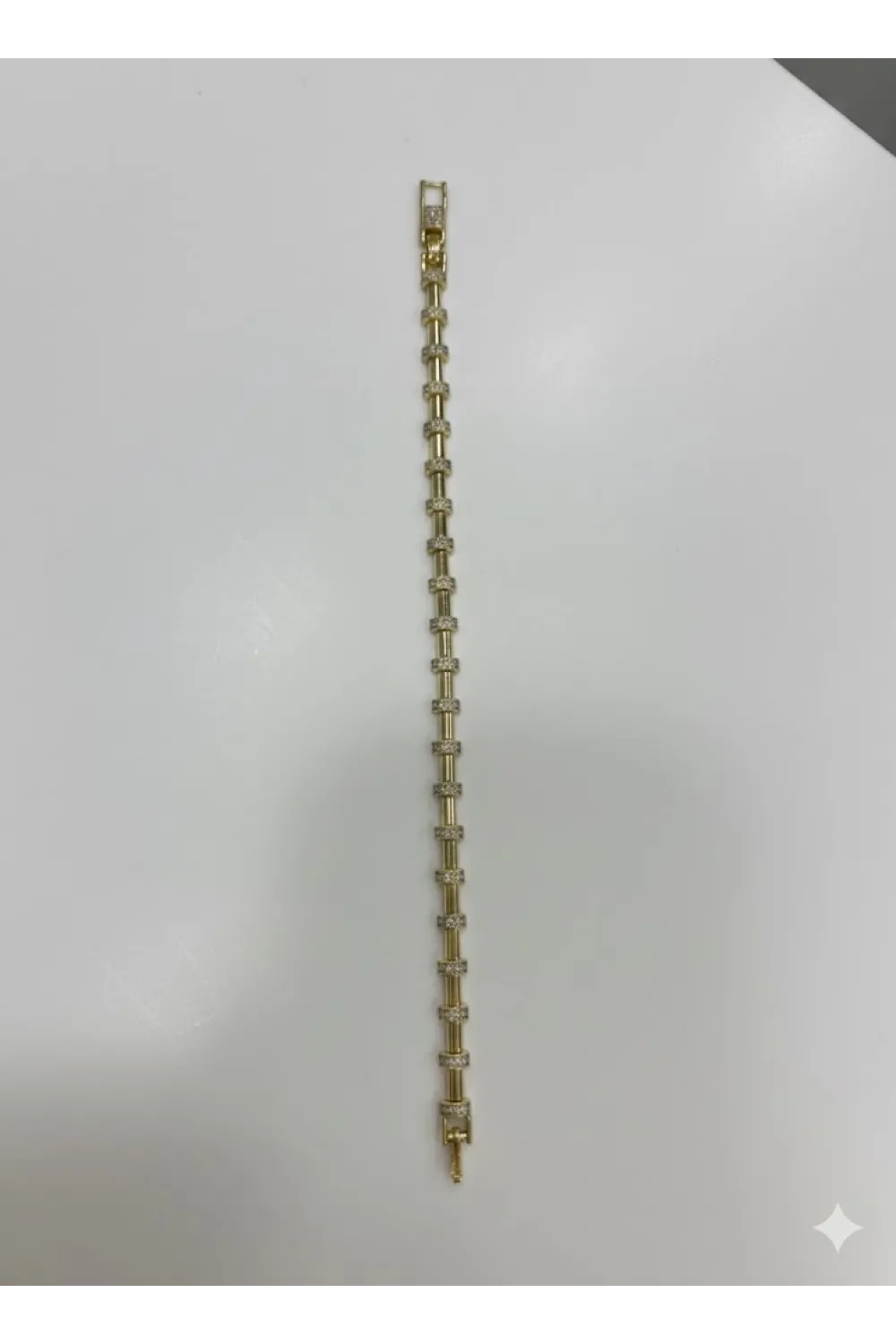    Zirkon Taşlı Pirinç Cm Bileklik 17+2 Cm  - IEG0423