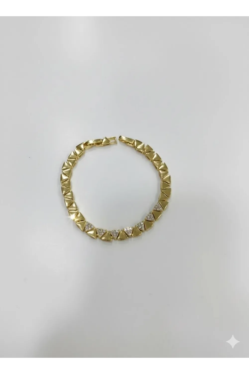    Zirkon Taşlı Pirinç Cm Bileklik 17+2 Cm  - IEG0425