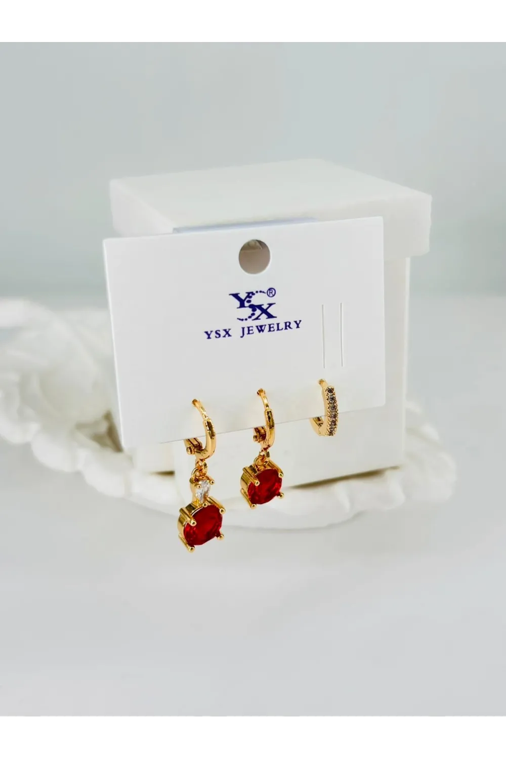 Zirkon Taşlı Üçlü Kombin Kombin - Kp00372