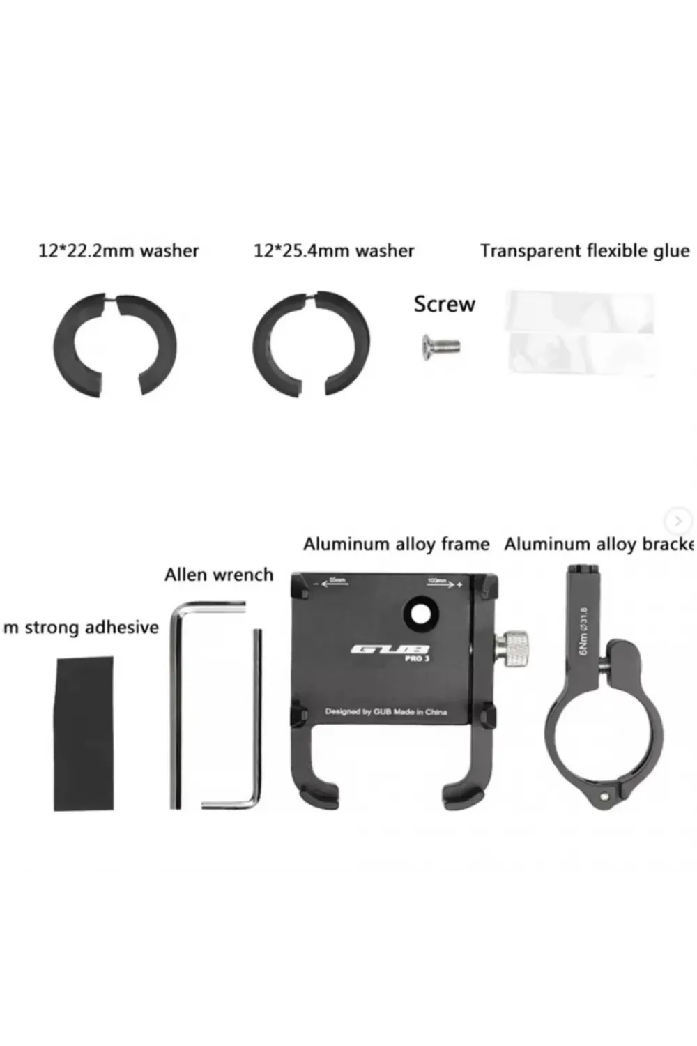 ZR Gub Pro 3 Dc Motosiklet Telefon Tutucu