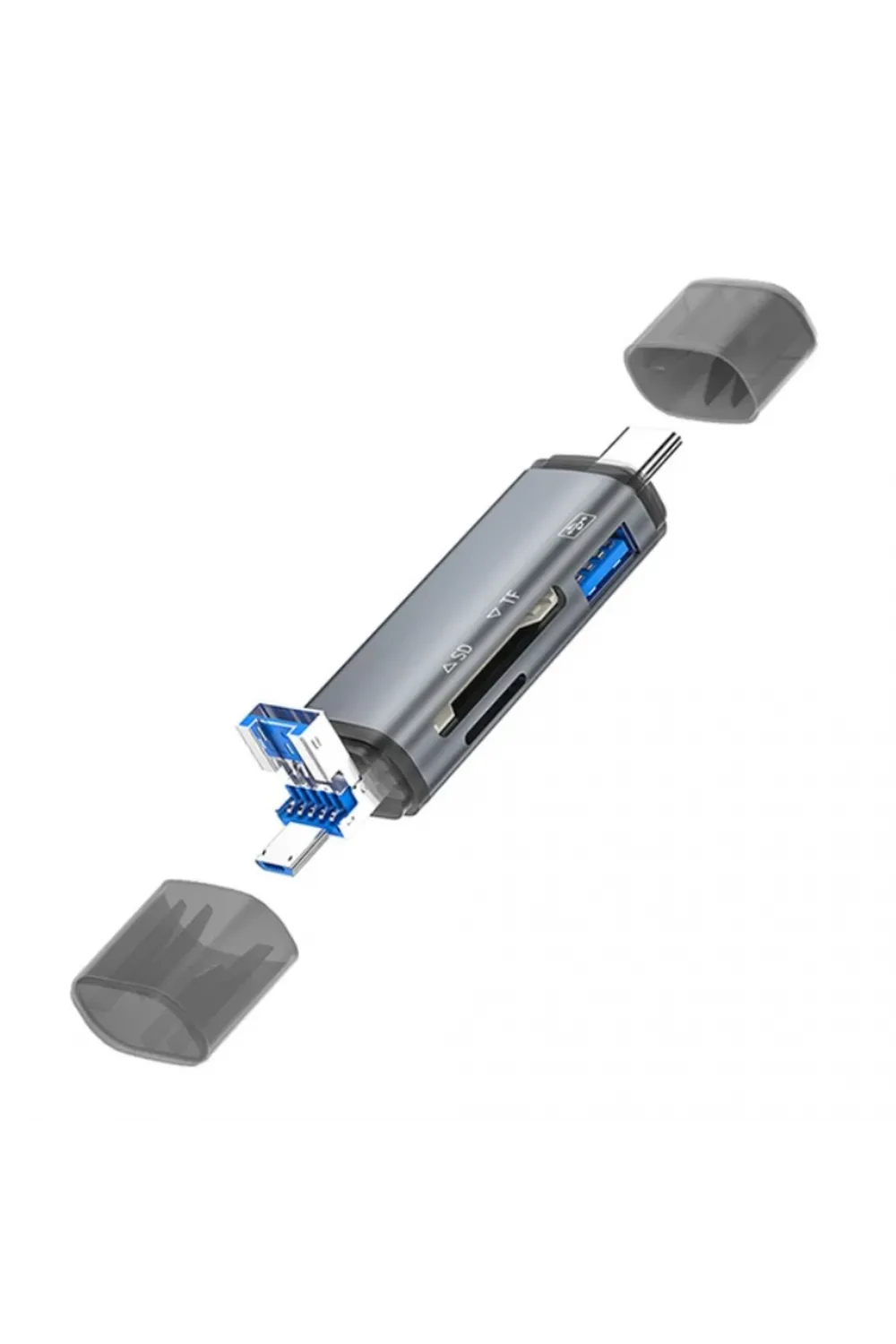 ZR286 Ads307 3 In 1 Type-C Card Reader