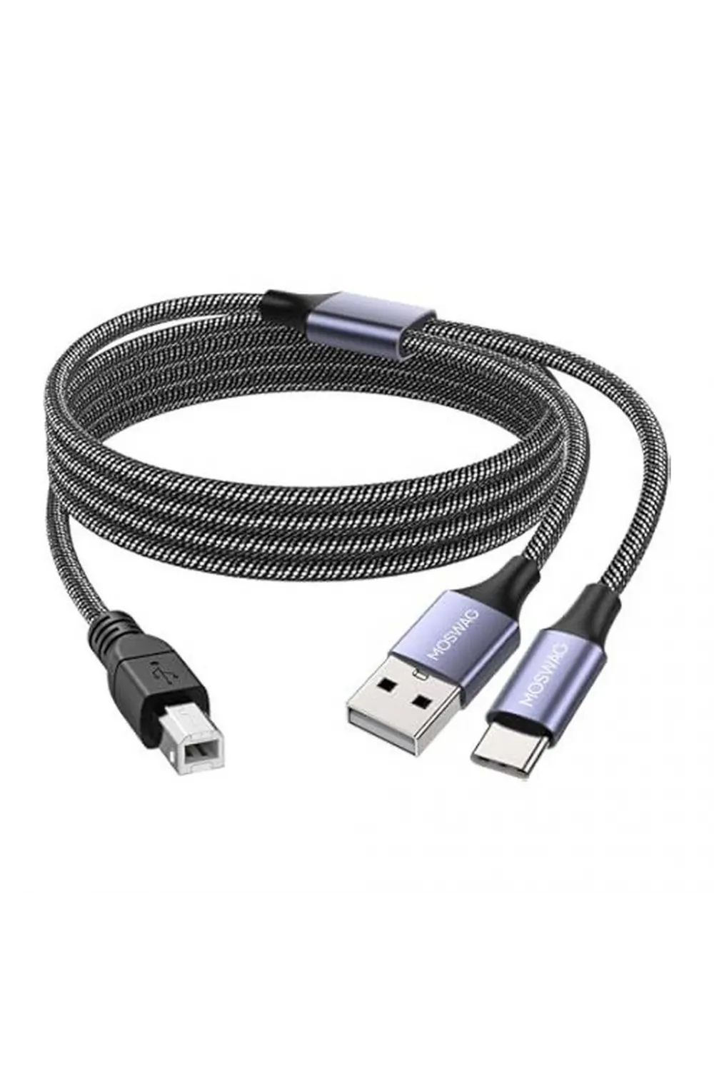 ZR361 Ads 501 Type-C 2 İn 1 Yazıcı Kablosu