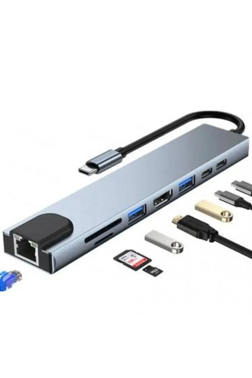 ZR38 Type-C 8 Port Connector