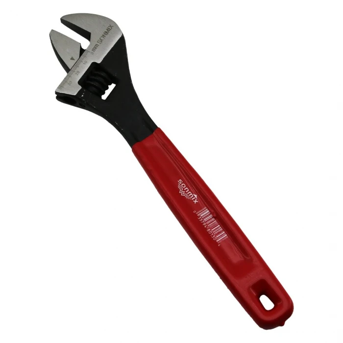 %100 ÇELİK 12 İNÇ 300MM KURBAĞACIK ANAHTAR SİLİKON KILIFLI SAP (K95)