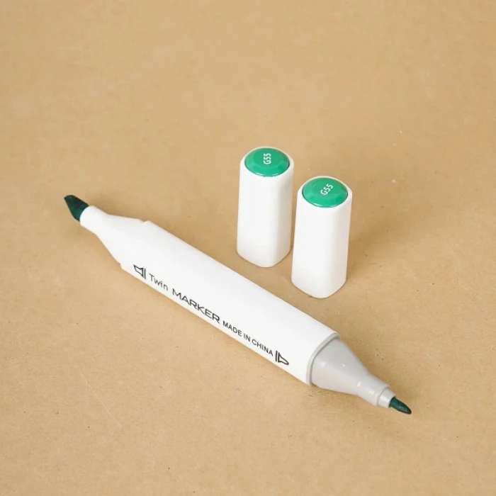 12 Parça Çift Taraflı Marker Boya Kalemi