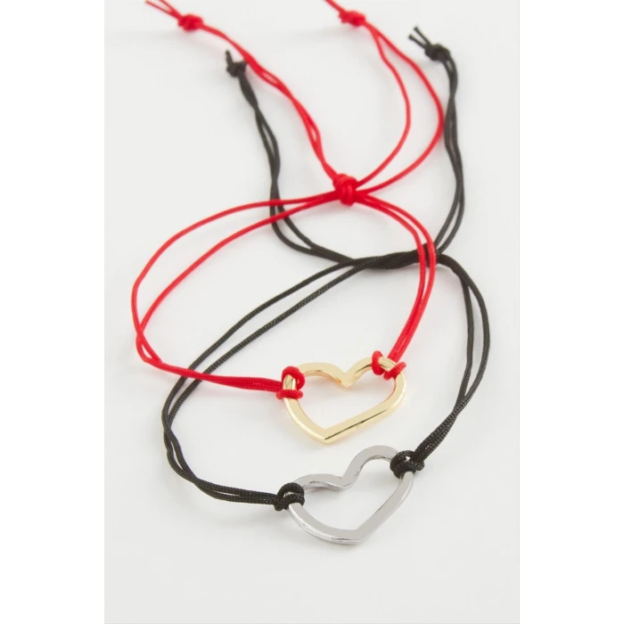 2 Adet Kalp İp Bileklik