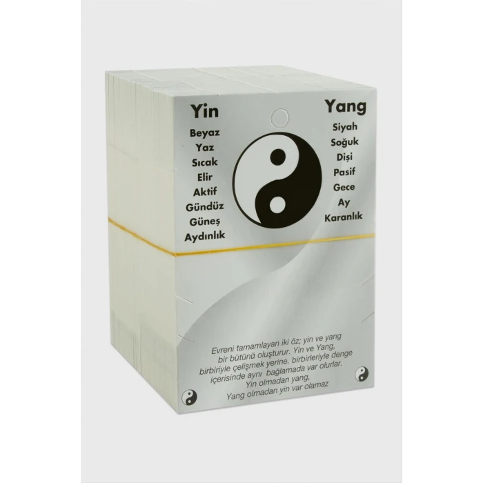 2li Yin Yang Bileklik Kartı