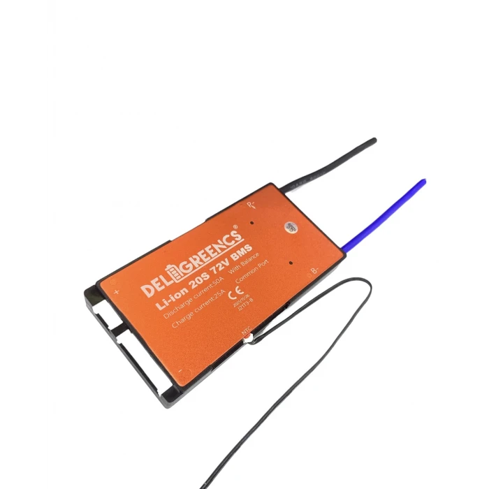 20S 50A Li-Ion Bms Karti Sensörlü Ortak Port