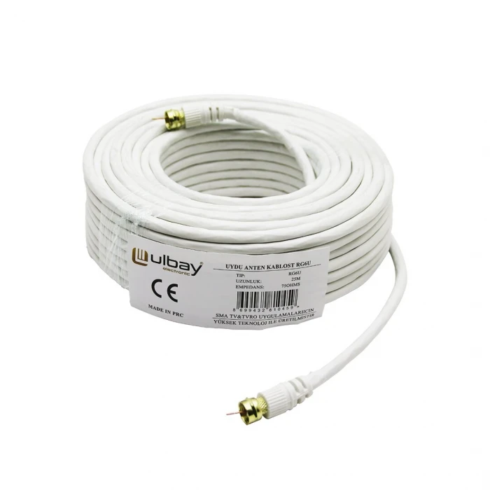 25 Metre Rg6u Uydu Anten Kablosu