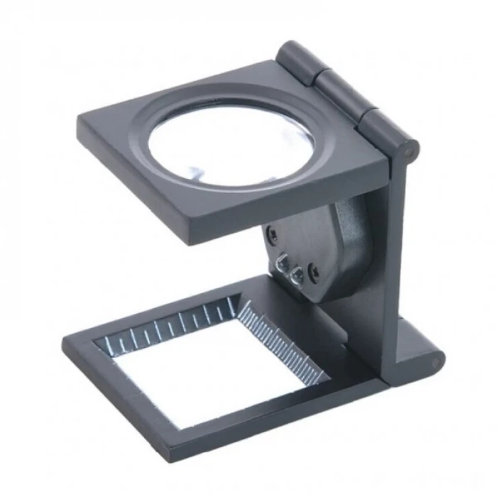 25x25 Mm Full çelik Kaplı Katlamalı Büyüteç Th9005b