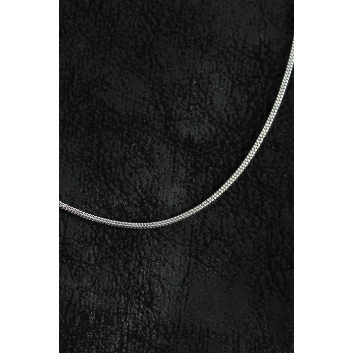 ietaks™ 316L Çelik Örme Zincir Model Gümüş Renk Erkek Kolye