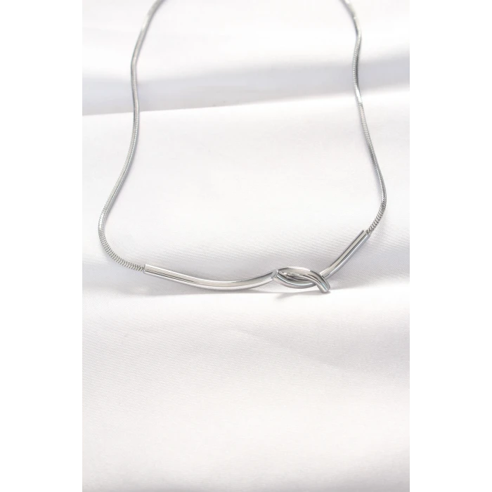 ietaks™ 316L Çelik Silver Renk Kolye