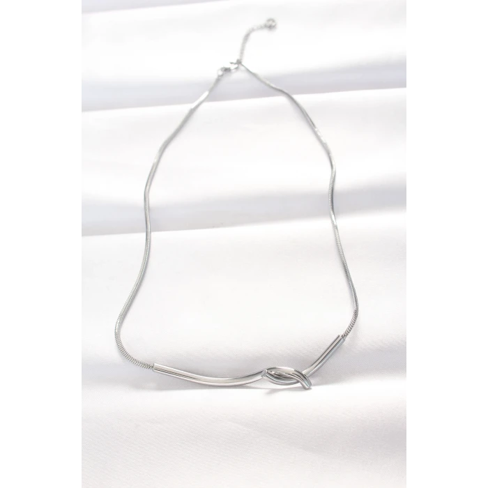 ietaks™ 316L Çelik Silver Renk Kolye