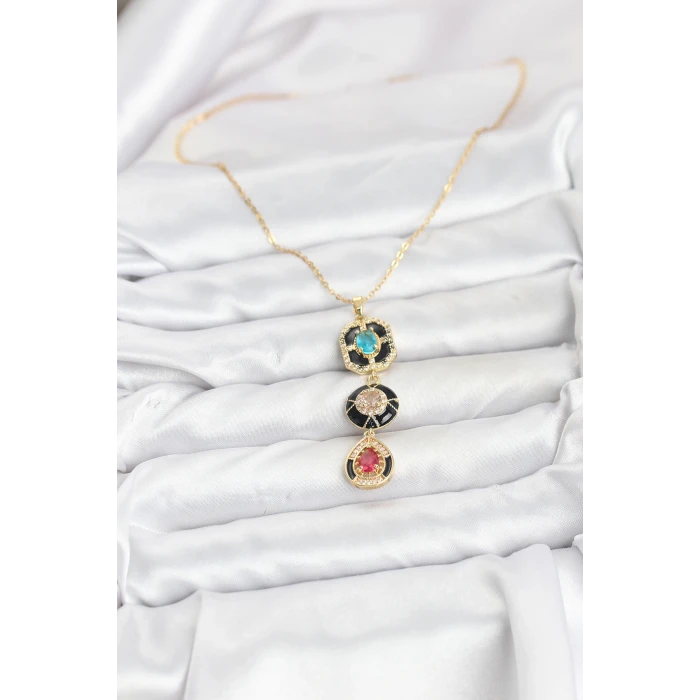 316L Çelik Vintage Model Kadın Kolye - TJ-BKO10815