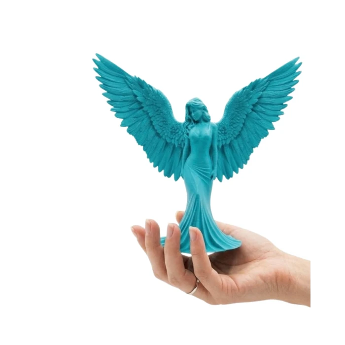 3D MELEK İNSAN TURKUAZ