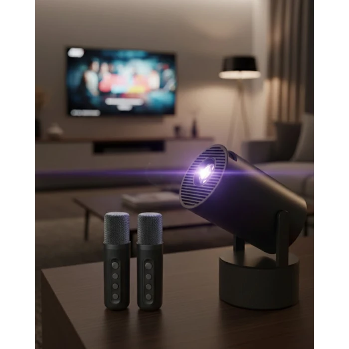 3ü1 Arada Projeksiyon Karaoke Ve Bluetooth Hoparlör