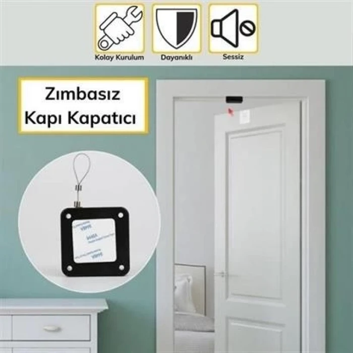 4 lü Ev Ofis Dış Kapı Otomatik Kapı Kapatma Aparatı