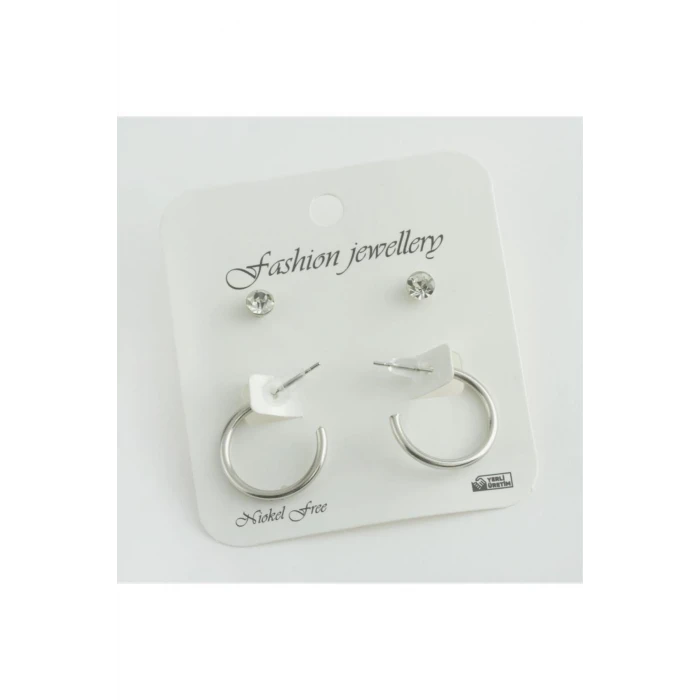 4lü Ezme Halka Küpe (2 cm)