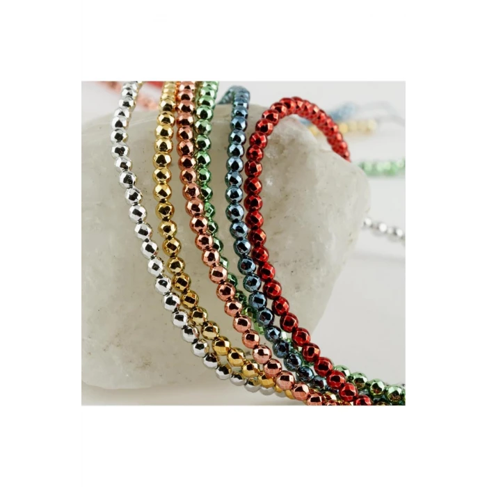 4 mm Fasetli Hematit Taşı