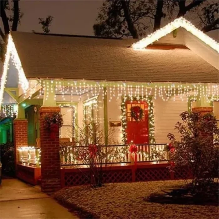 4m 120 LED Çakarlı Perde Işık