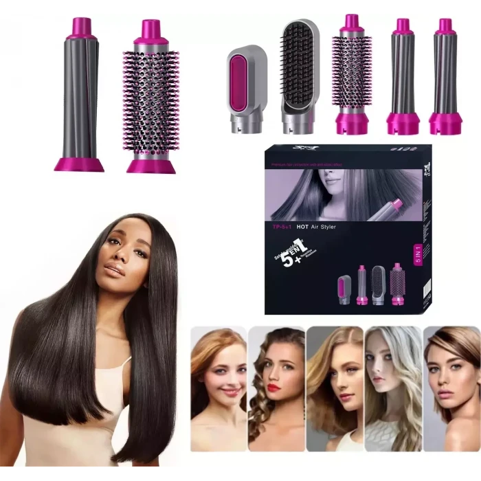 5 in 1 Hava Üflemeli Saç Düzleştirici (4887)