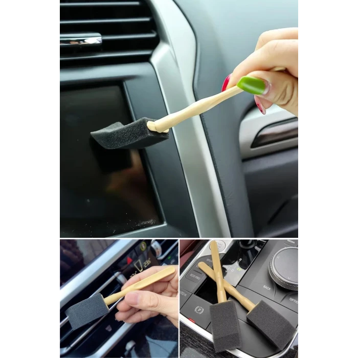 5li Araba Havalandırma Temizleme Fırçaları Klima Çıkışları,Toz Alma&Otomobil İçi Detaylı Mini Temizlik Aparatları