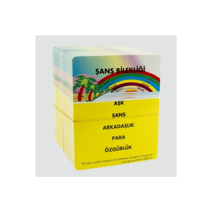 5li Şans Bileklik Kartı 200 Adet