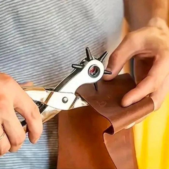 6 Farklı Boyutta Kemer Delme Pensesi Kemer Delici Delik Açıcı Aparat (4887)