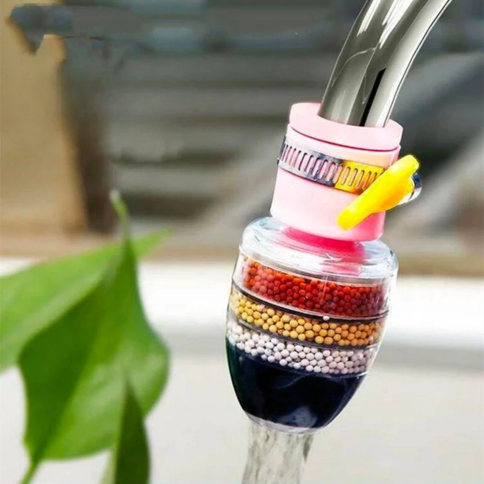 6 Katmanlı Musluk Ucu Filtreli Su Tasarruflu Hijjenik Musluk Başlığı (K95)