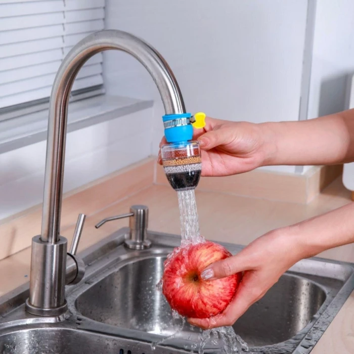 6 Katmanlı Musluk Ucu Filtreli Su Tasarruflu Hijjenik Musluk Başlığı (K95)