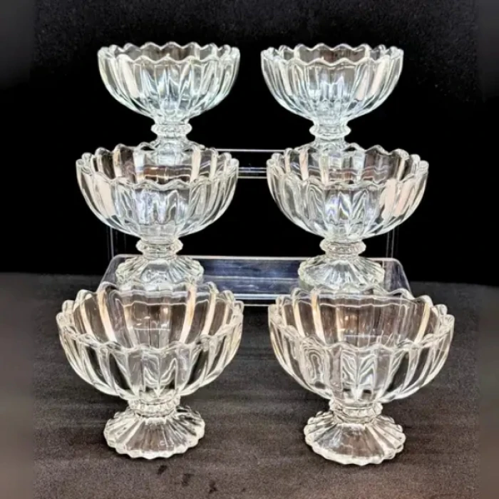 6lı Kristal Çerezlik Seti