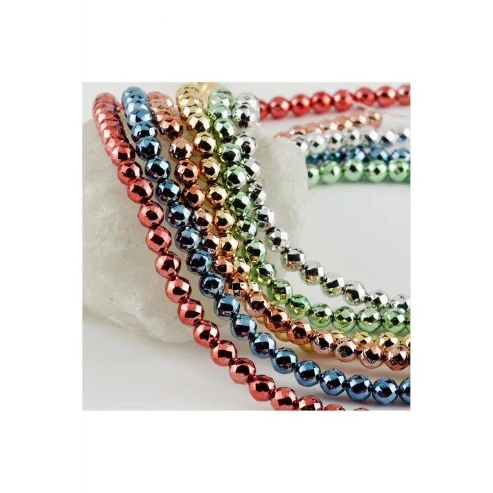 6 mm Fasetli Hematit Taşı