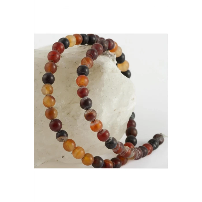 6 mm Mat Akik Taşı