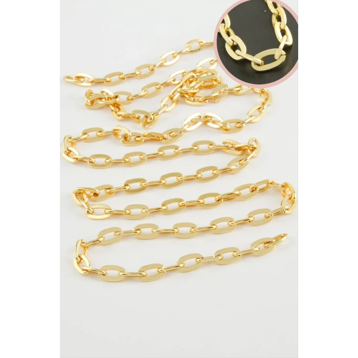 6 mm Oval Zincir 1 metre