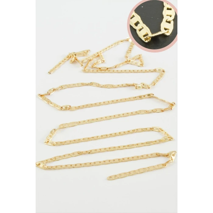 6 mm Oval Zincir 1 metre