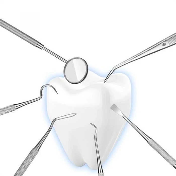 6 Parça Kutulu Ağız Bakımı Diş Bakım Seti Ağız Hijyen Takımı (K95)