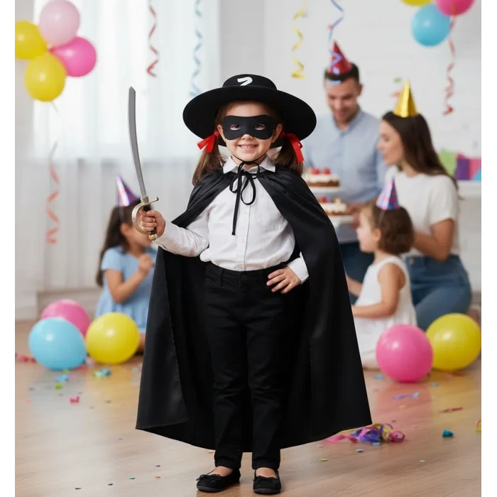 ieg™ Pelerini Şapkası ve Maske Seti Çocuk Boy