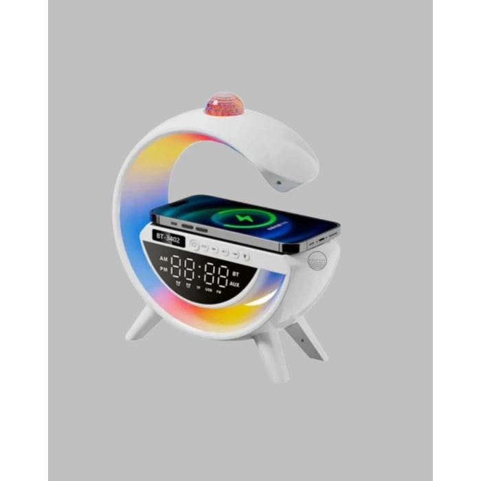 7 Ses Efektli RGB Işıklı FM Destekli Kablosuz Şarjlı Bluetooth Hoparlör