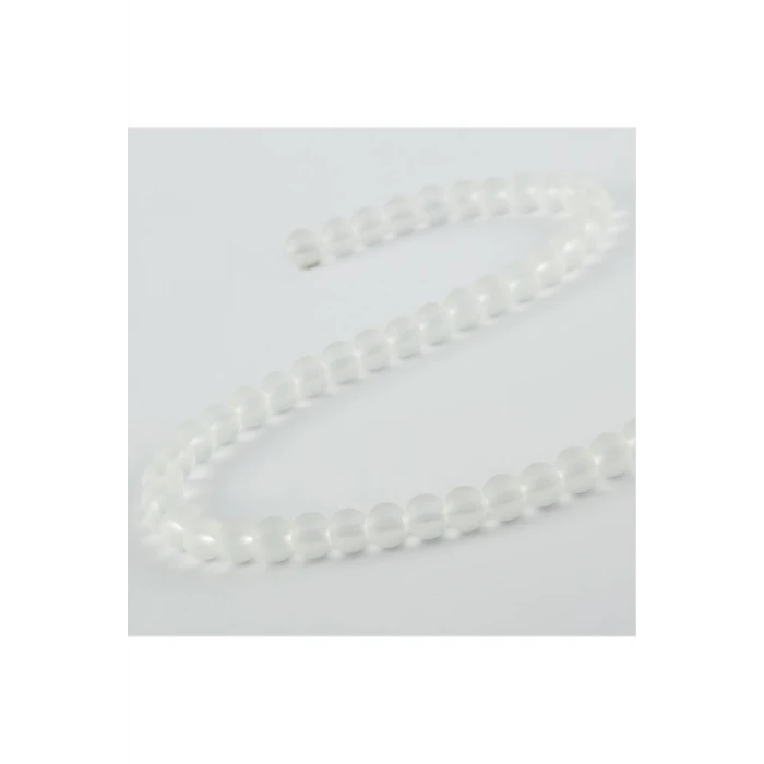 8 mm Buzlu Kuvars Görünümlü Cam Taşı