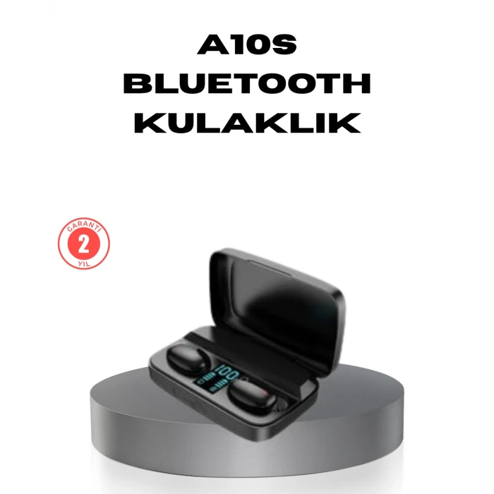 A10s TWS Bluetooth 5.0 Kulaklık – Powerbank’li Şarj Kutusu, Dokunmatik Kontrol, Gerçek Stereo