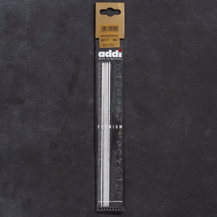 Addi 2mm 20cm 5 li Çorap Şişi - 201-7