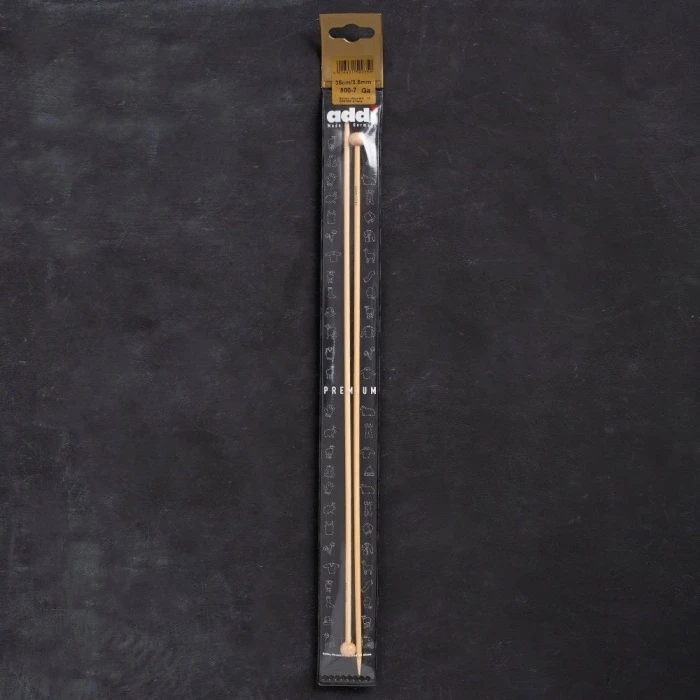 Addi Bambus 3,5mm 35cm Bambu Örgü Şişi - 500-7