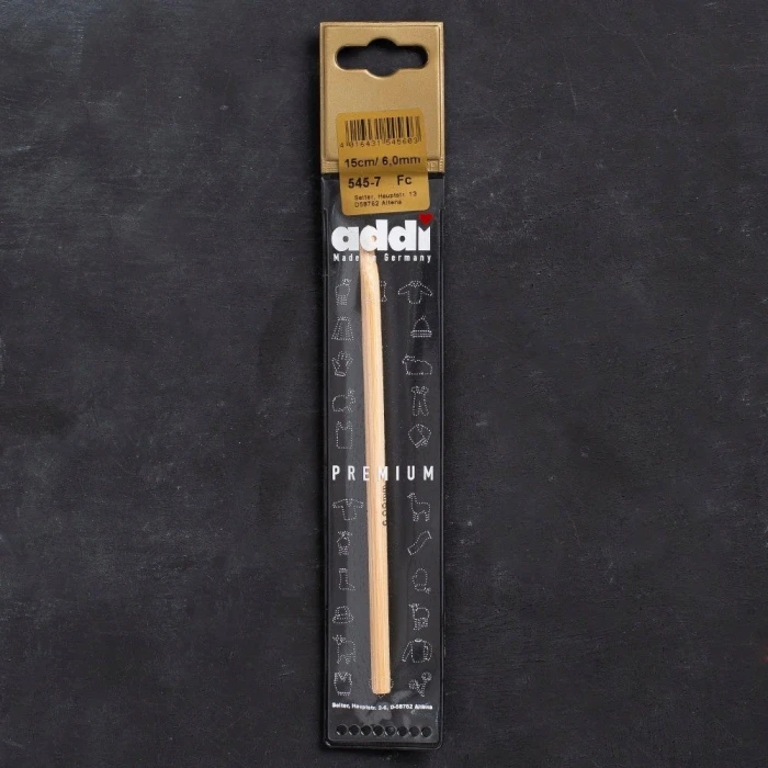 Addi Bambus 6mm 15cm Bambu Yün Tığ - 545-7