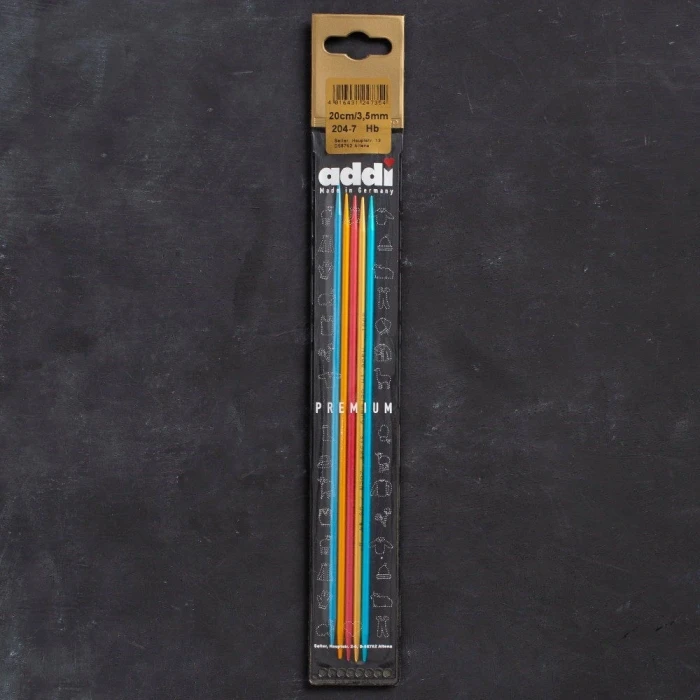 Addi Colibri 3,5mm 20cm Renkli Çorap Şişi - 204-7