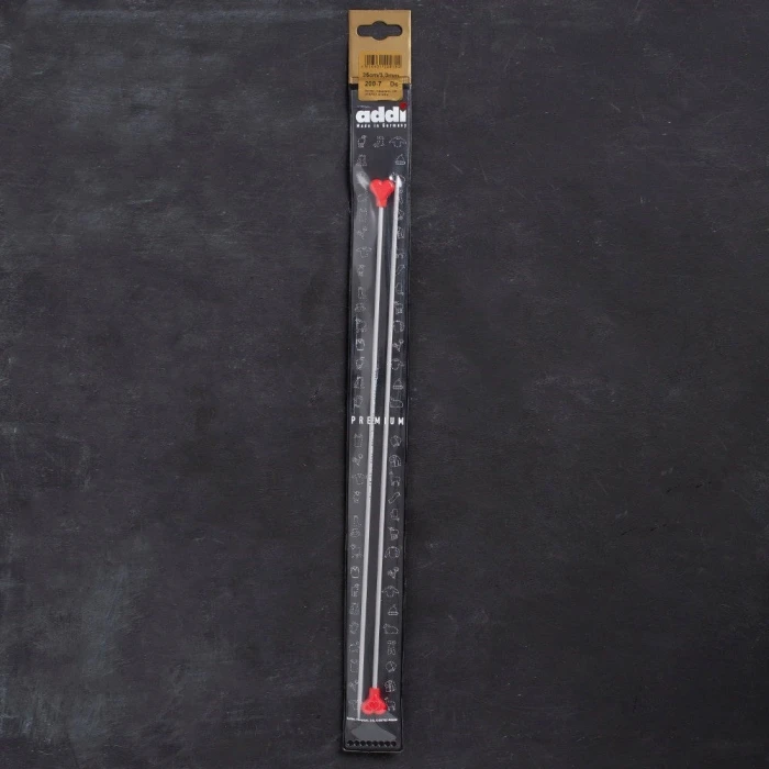 Addi Kalpli 3mm 35cm Klasik Alüminyum Örgü Şişi -