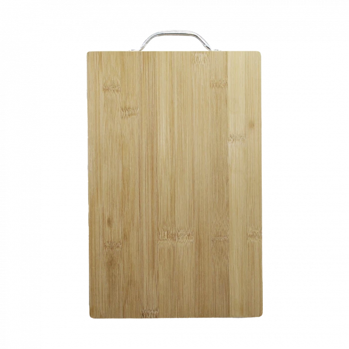 AHŞAP BAMBU KESİM PANOSU METAL KULPLU 20X30X1.7CM (4887)